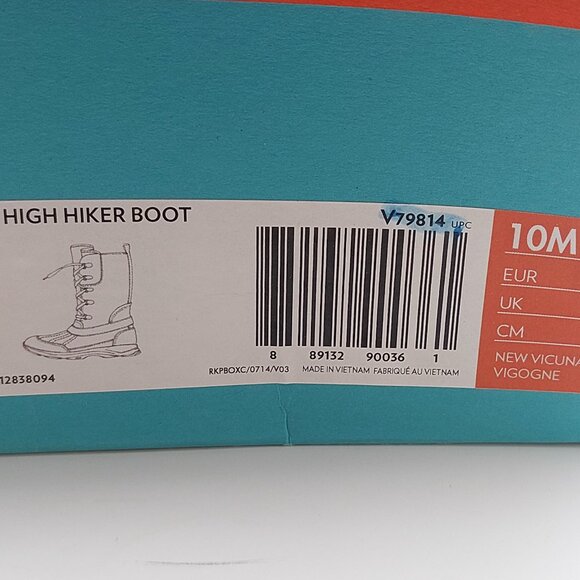 Rockport Women Se High Hiker Waterproof Black Boots Adiprene by Adidas - Picture 14 of 15